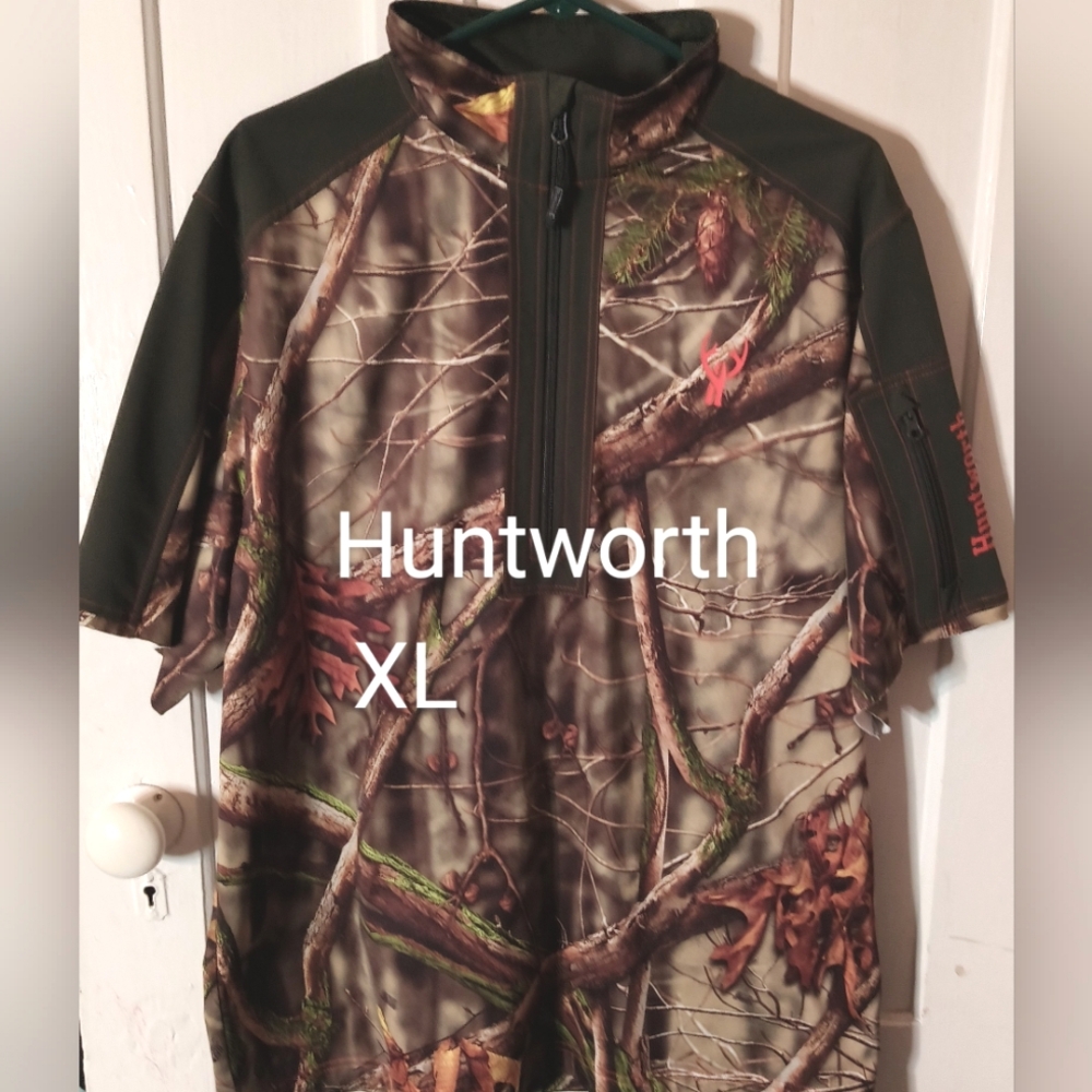 Huntworth Short Sleeve Camouflage Shirt